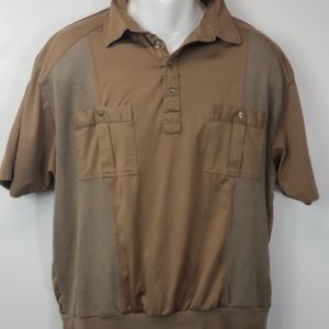 Vintage Alan Stuart shirt brown  sz 2XL